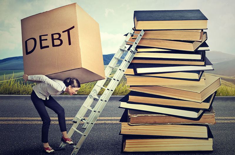 carrying debt up the ladder