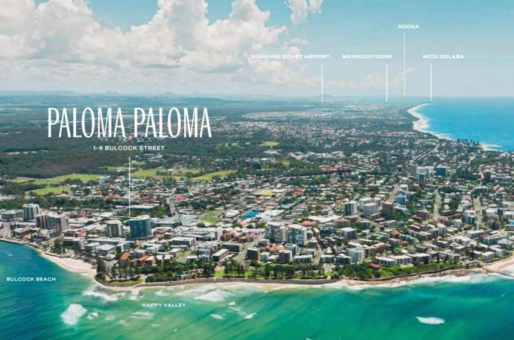 Aerial Map Paloma