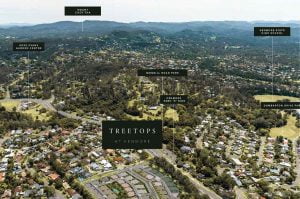 treetops at kenmore aerial view