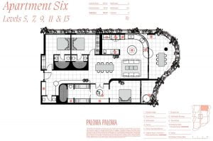 apartment floorplan 3 bedroom 3.5 bathroom