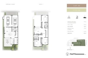 3 bedroom 2.5 bathroom townhouse floorplan