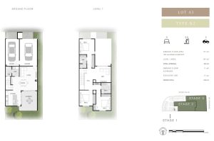 floor plan for Brisbane townhouse